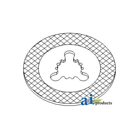A & I Products Clutch Disc, Powershaft 5" x5" x0.3" A-RE29784